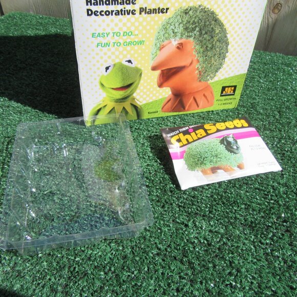 Brand New Disney The Muppets Kermit The Frog Chia Pet - Picture 5 of 7